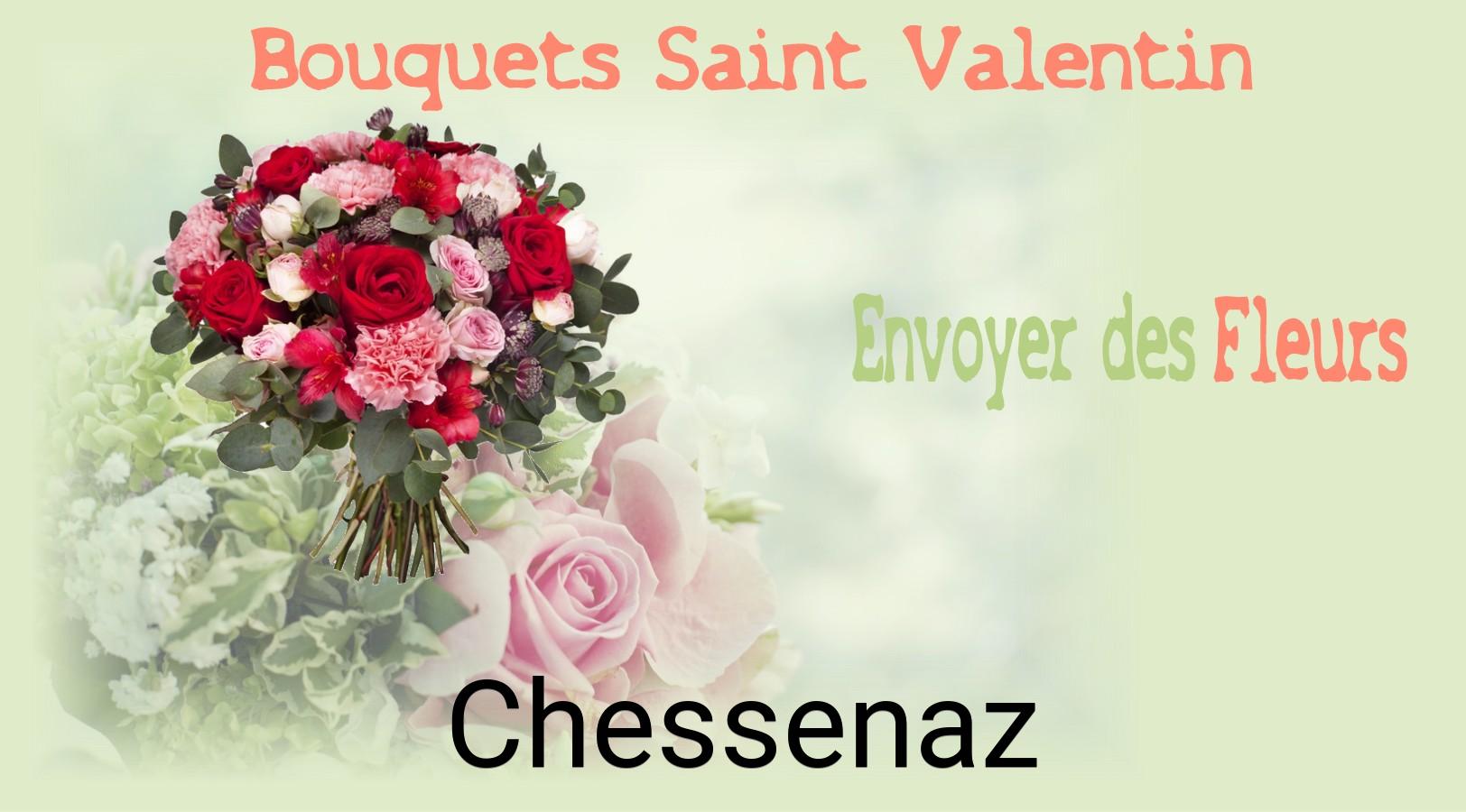 Roses de Saint-Valentin livrées à Chessenaz